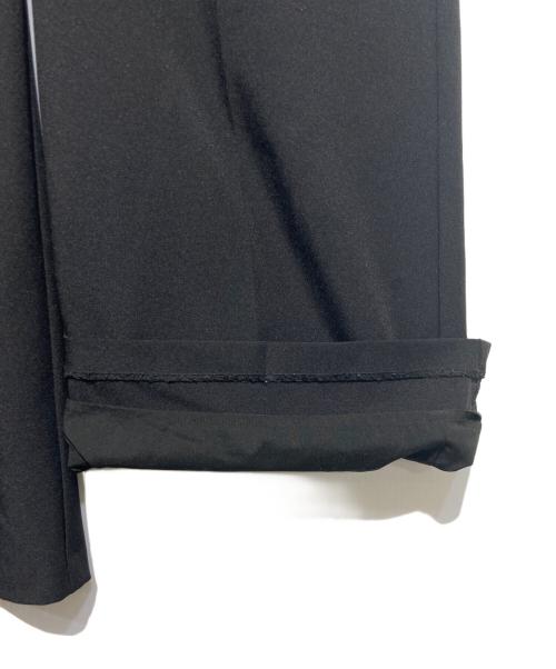 anuans（アニュアンス）anuans (アニュアンス) スライドウエストセミワイドパンツ ブラック サイズ:Ｍの古着・服飾アイテム