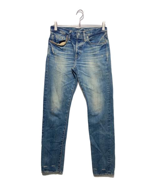 Hysteric Glamour（ヒステリックグラマー）Hysteric Glamour (ヒステリックグラマー) スタッズ付きデニムパンツ インディゴ サイズ:Ｗ30L32の古着・服飾アイテム