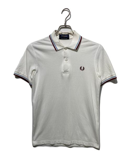 FRED PERRY（フレッドペリー）FRED PERRY (フレッドペリー) ポロシャツ ホワイト サイズ:36の古着・服飾アイテム