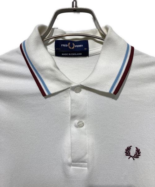 FRED PERRY（フレッドペリー）FRED PERRY (フレッドペリー) ポロシャツ ホワイト サイズ:36の古着・服飾アイテム
