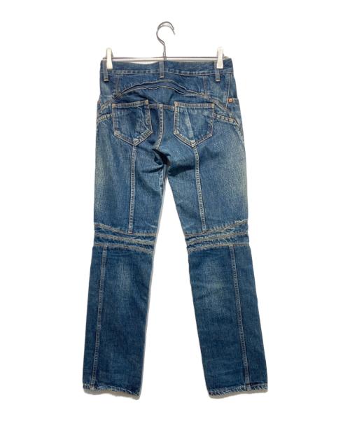 JUNYA WATANABE COMME des GARCONS（ジュンヤワタナベ コムデギャルソン）JUNYA WATANABE COMME des GARCONS ((ジュンヤワタナベ コムデギャルソン) オールド バイカ－デニムパンツ インディゴ サイズ:Ｓの古着・服飾アイテム