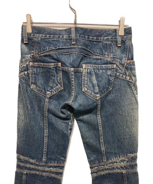 JUNYA WATANABE COMME des GARCONS（ジュンヤワタナベ コムデギャルソン）JUNYA WATANABE COMME des GARCONS ((ジュンヤワタナベ コムデギャルソン) オールド バイカ－デニムパンツ インディゴ サイズ:Ｓの古着・服飾アイテム