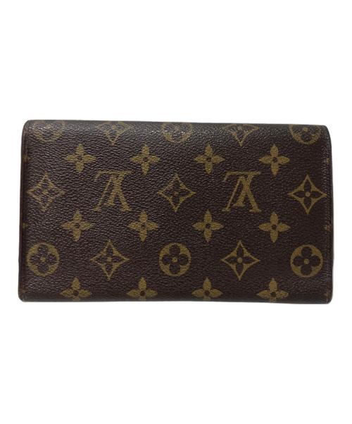 LOUIS VUITTON（ルイ ヴィトン）LOUIS VUITTON (ルイ ヴィトン) ポルトトレゾール・インターナショナル 長財布 ブラウンの古着・服飾アイテム