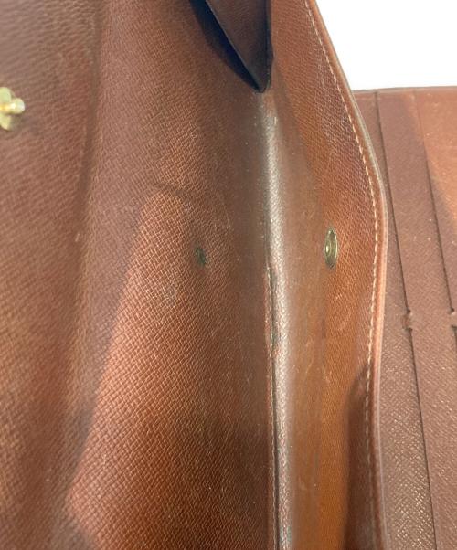 LOUIS VUITTON（ルイ ヴィトン）LOUIS VUITTON (ルイ ヴィトン) ポルトトレゾール・インターナショナル 長財布 ブラウンの古着・服飾アイテム