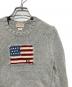 中古・古着 POLO JEANS CO. (ポロジーンズカンパニー) 星条旗 コットンニット グレー サイズ:S：6000円