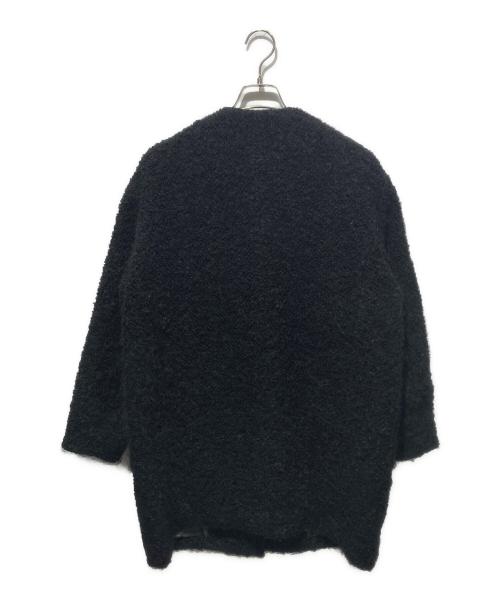 IENA（イエナ）IENA (イエナ) ループツイードコクーンコート ブラック サイズ:36の古着・服飾アイテム