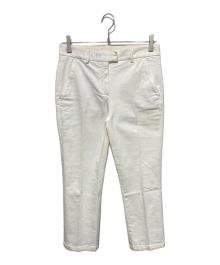 MONCLER（モンクレール）の古着「デニムパンツ」｜ホワイト