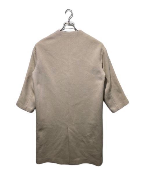 IENA（イエナ）IENA (イエナ) MANTECO ノーカラーコート ベージュ サイズ:40の古着・服飾アイテム