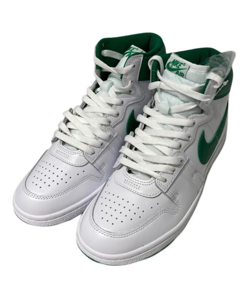 NIKE（ナイキ）NIKE (ナイキ) ハイカットスニーカー ホワイト×グリーン サイズ:27.5の古着・服飾アイテム
