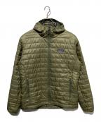 Patagoniaパタゴニア）の古着「ナノ・パフ・フーディ」｜オリーブ