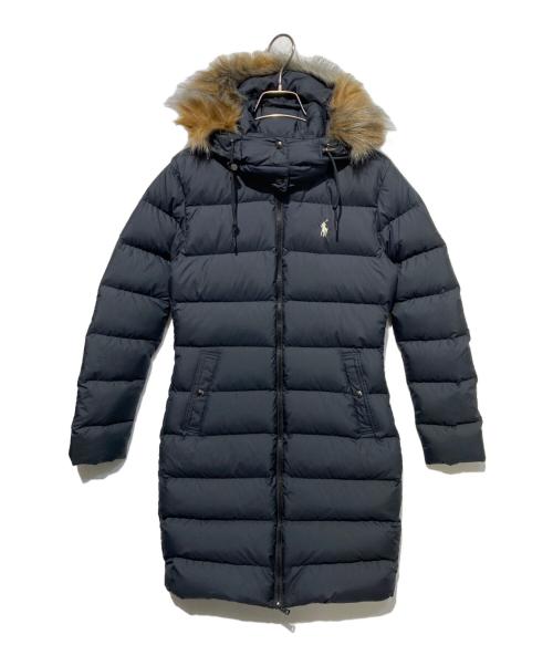 POLO RALPH LAUREN（ポロ・ラルフローレン）POLO RALPH LAUREN (ポロ・ラルフローレン) ダウンコート ブラック サイズ:XSの古着・服飾アイテム