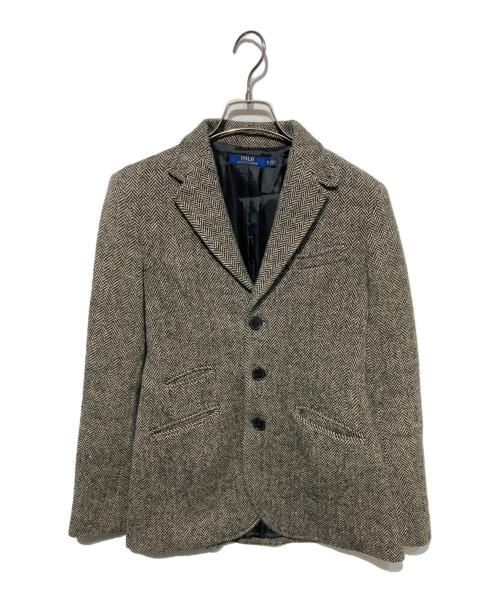 POLO RALPH LAUREN（ポロ・ラルフローレン）POLO RALPH LAUREN (ポロ・ラルフローレン) ヘリンボーンジャケット ベージュの古着・服飾アイテム