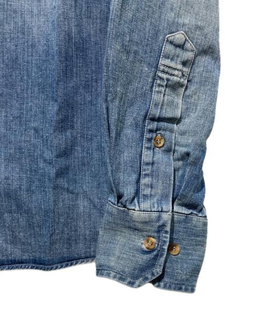 BRUNELLO CUCINELLI（ブルネロクチネリ）BRUNELLO CUCINELLI (ブルネロクチネリ) デニムシャツ インディゴ サイズ:Lの古着・服飾アイテム