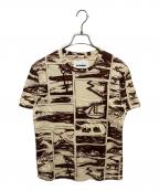 JIL SANDER+ジルサンダープラス）の古着「総柄Tシャツ」｜ベージュ