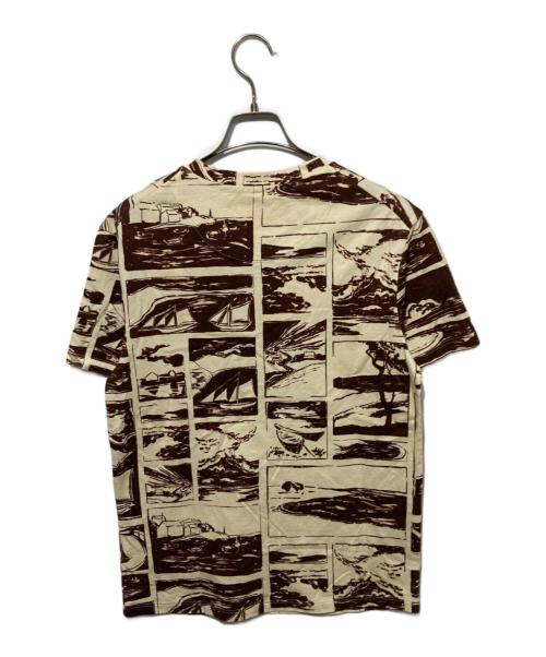 JIL SANDER+（ジルサンダープラス）JIL SANDER+ (ジルサンダープラス) 総柄Tシャツ ベージュ サイズ:Sの古着・服飾アイテム