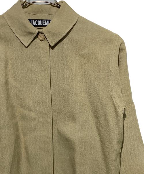 jacquemus（ジャックムス）jacquemus (ジャックムス) オーバーサイズシャツジャケット ベージュ サイズ:32の古着・服飾アイテム