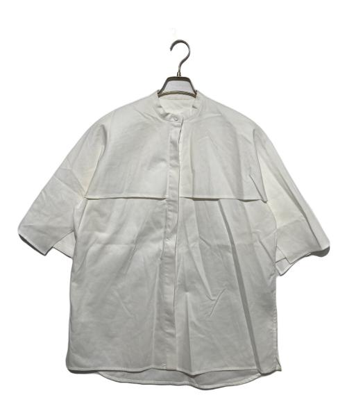 JIL SANDER（ジルサンダー）JIL SANDER (ジルサンダー) レイヤードデザインシャツ ホワイト サイズ:30の古着・服飾アイテム