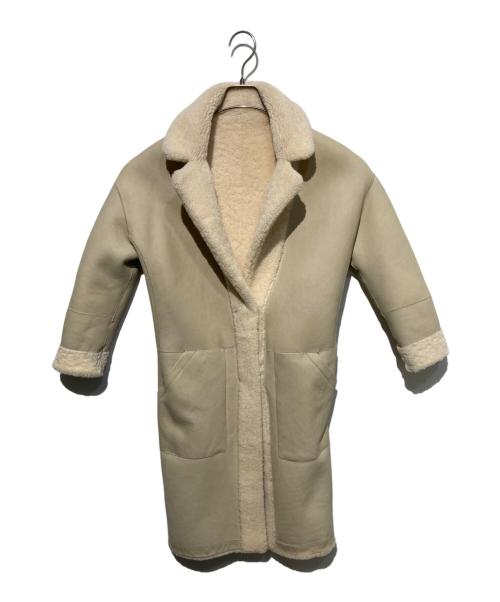 SPRUNG（スプラング）SPRUNG (スプラング) リバーシブルムートンコート ベージュ サイズ:不明の古着・服飾アイテム