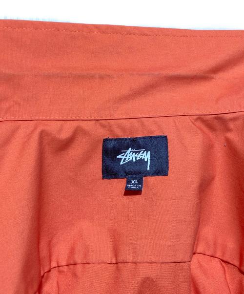 stussy（ステューシー）stussy (ステューシー) ロングスリーブシャツ オレンジ サイズ:XLの古着・服飾アイテム