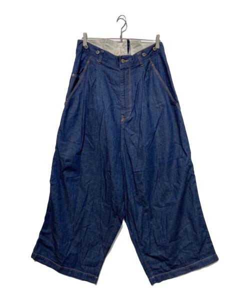 s'yte（サイト）s'yte (サイト) ワイドデニムパンツ インディゴ サイズ:3の古着・服飾アイテム