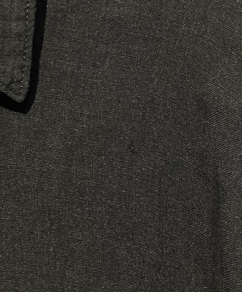 YOHJI YAMAMOTO（ヨウジヤマモト）YOHJI YAMAMOTO (ヨウジヤマモト) リネンロングシャツ ブラック サイズ:2の古着・服飾アイテム