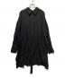 YOHJI YAMAMOTO（ヨウジヤマモト）の古着「リネンロングシャツ」｜ブラック
