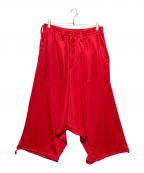 s'yteサイト）の古着「THIN SMOOTH JERSEY BALLOON SARUEL PANTS」｜レッド