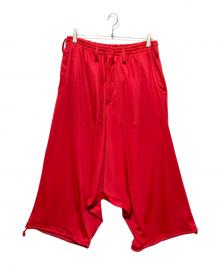 s'yte（サイト）の古着「THIN SMOOTH JERSEY BALLOON SARUEL PANTS」｜レッド