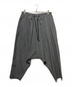 s'yteサイト）の古着「STRIPED SAROUEL PANTS」｜グレー