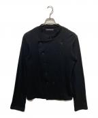 Y'sワイズ）の古着「ニットジャケット」｜ブラック