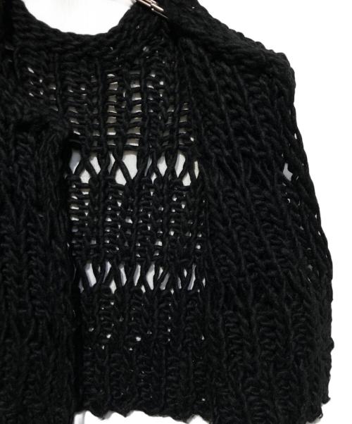 TODAYFUL（トゥデイフル）TODAYFUL (トゥデイフル) チャンキーハンドニットベスト ブラック サイズ:freeの古着・服飾アイテム