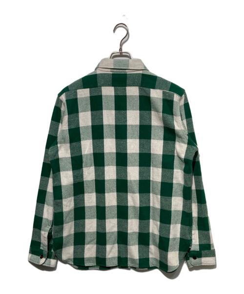 WAREHOUSE（ウエアハウス）WAREHOUSE (ウエアハウス) 3104 フランネルシャツ グリーン サイズ:XLの古着・服飾アイテム