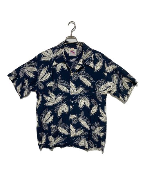 Sun Surf（サンサーフ）Sun Surf (サンサーフ) ISLAND LEAF アロハシャツ ネイビー サイズ:XLの古着・服飾アイテム