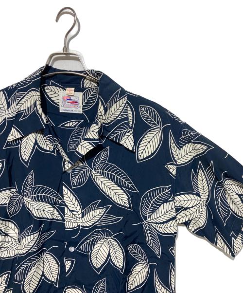 Sun Surf（サンサーフ）Sun Surf (サンサーフ) ISLAND LEAF アロハシャツ ネイビー サイズ:XLの古着・服飾アイテム