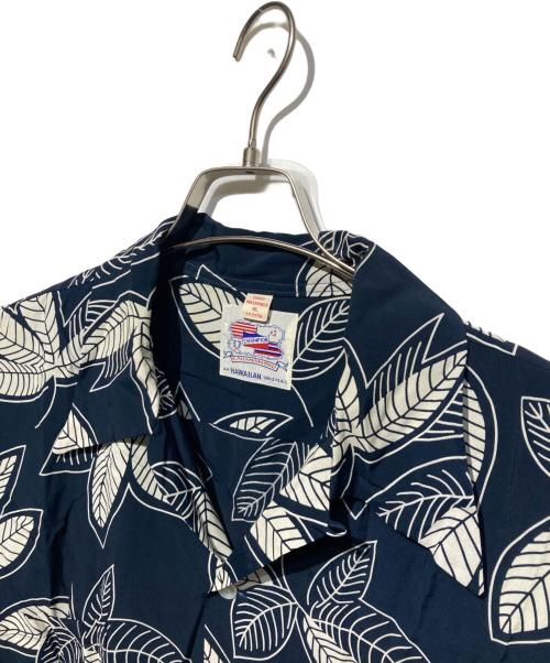 Sun Surf（サンサーフ）Sun Surf (サンサーフ) ISLAND LEAF アロハシャツ ネイビー サイズ:XLの古着・服飾アイテム