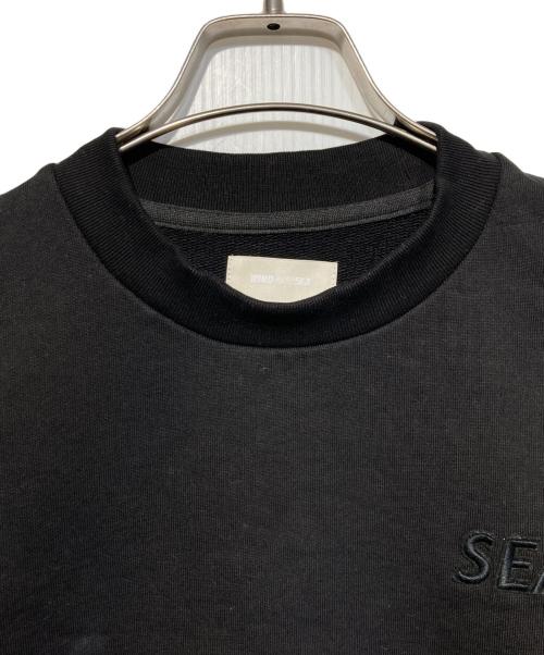 WIND AND SEA（ウィンダンシー）WIND AND SEA (ウィンダンシー) 刺繍スウェット ブラック サイズ:Ｓの古着・服飾アイテム