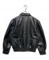 JACKROSE (ジャックローズ) JE LAMB LEATHER A-2 JACKET ブラック サイズ:2：16000円