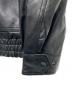 中古・古着 JACKROSE (ジャックローズ) JE LAMB LEATHER A-2 JACKET ブラック サイズ:2：16000円