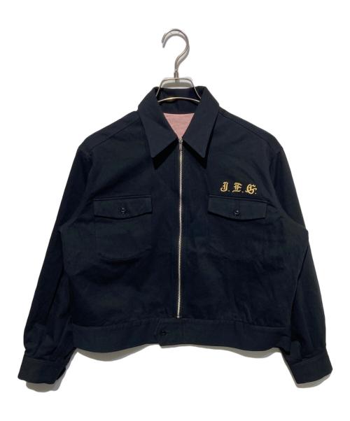 THRIFTY LOOK（スリフティールック）THRIFTY LOOK (スリフティールック) SEABEES JACKET ブラック サイズ:XSの古着・服飾アイテム