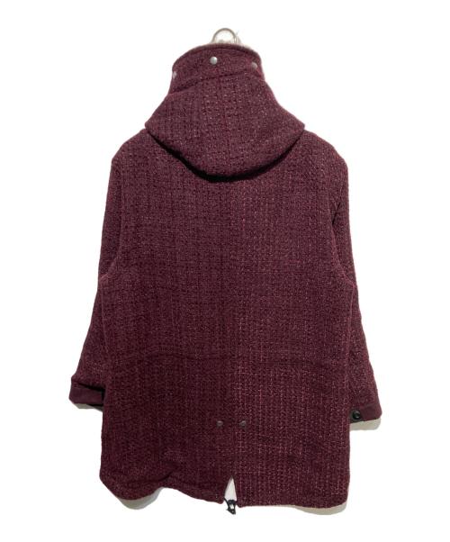 glamb（グラム）glamb (グラム) High Neck Mods Coat ワインレッド サイズ:Lの古着・服飾アイテム