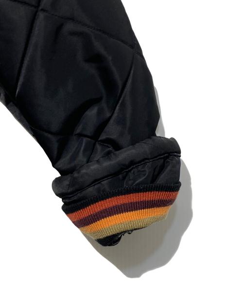 stussy（ステューシー）stussy (ステューシー) N-3Bタイプキルティングコート ブラック サイズ:Ｌの古着・服飾アイテム