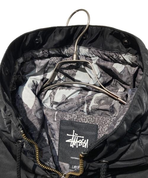 stussy（ステューシー）stussy (ステューシー) N-3Bタイプキルティングコート ブラック サイズ:Ｌの古着・服飾アイテム