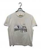 OFFWHITE×UNDERCOVERオフホワイト×アンダーカバー）の古着「バックハンドプリントTシャツ」｜ホワイト