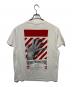 OFFWHITE (オフホワイト) UNDERCOVER (アンダーカバー) バックハンドプリントTシャツ ホワイト サイズ:M：8000円