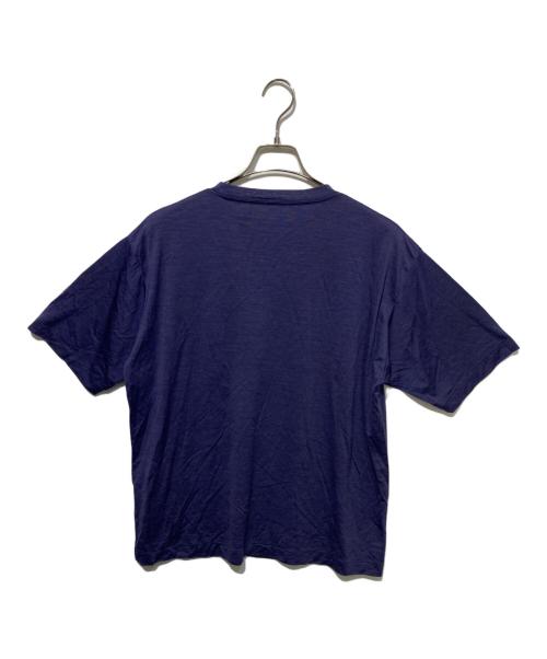 COMOLI（コモリ）COMOLI (コモリ) ウール天竺 半袖クルーTシャツ ネイビー サイズ:2の古着・服飾アイテム