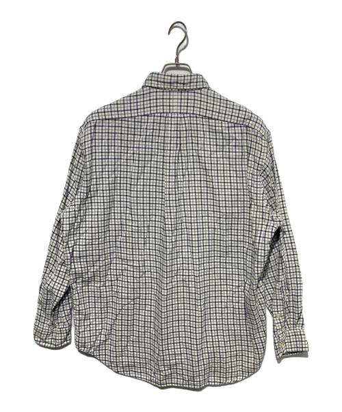 POLO RALPH LAUREN（ポロ・ラルフローレン）POLO RALPH LAUREN (ポロ・ラルフローレン) BENFORD チェックシャツ ホワイト サイズ:Lの古着・服飾アイテム
