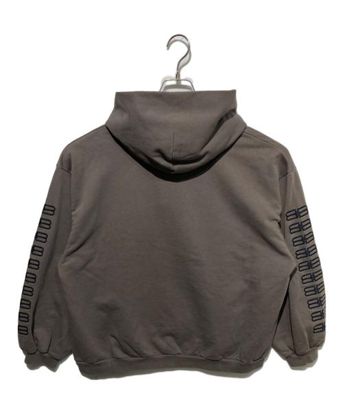 BALENCIAGA（バレンシアガ）BALENCIAGA (バレンシアガ) BBロゴ クロップドフーディ ベージュ サイズ:Ｓの古着・服飾アイテム