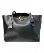Chloeクロエ）の古着「クロエＣトートバッグ」｜ブラック