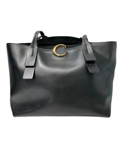 Chloe（クロエ）Chloe (クロエ) クロエＣトートバッグ ブラックの古着・服飾アイテム