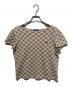 BURBERRY BLUE LABEL（バーバリー ブルー レーベル）の古着「チェックカットソー」｜ベージュ